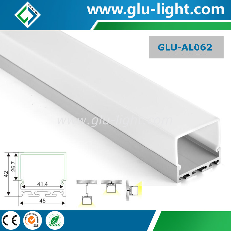 Recessed Aluminium LED profile, pendant led channel led bar light