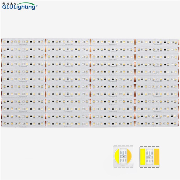 لوحة CINEMA Chroma 24V 288leds RGBCCT 5 في 1 المرنة
