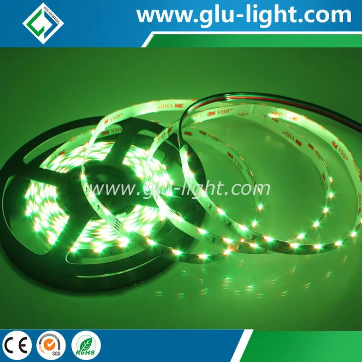 China factory 020 RGB color Flexible led tape with 60 leds/m 3 years warranty time 