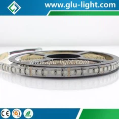 شريط LED ملون عالي التجويف DC24V 5050 RGB مع 120 مصباح LED / م مع تأثير خلط الضوء اللطيف