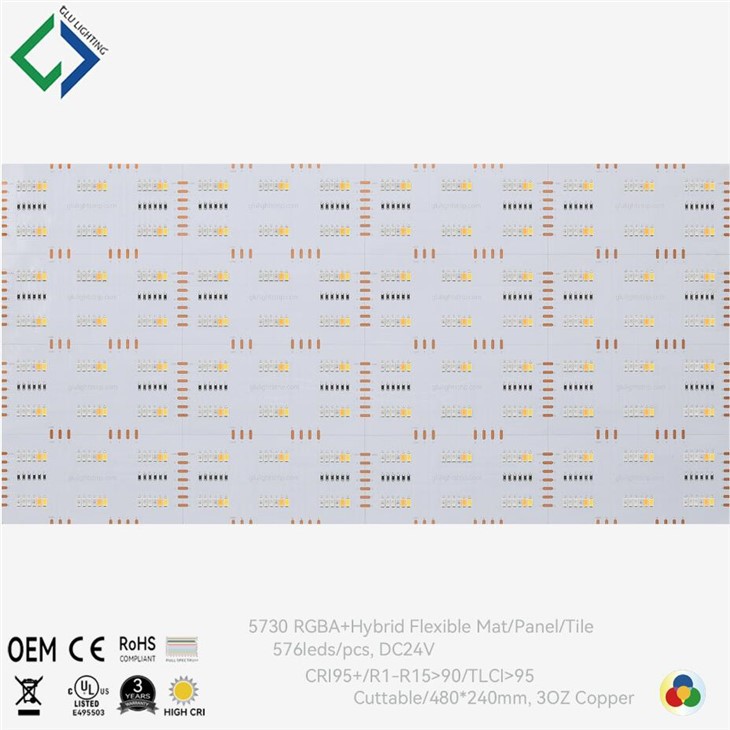 لوحة LED مرنة CINEMA/حصيرة/بلاط/بطاقة (Ra95+)